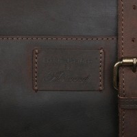 Мужская кожаная сумка Ashwood Patty Brown (Коричневый)