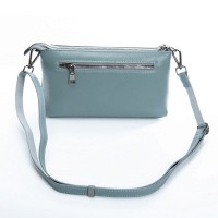 Женский молодежный кожаный клатч ALEX RAI 3092 blue