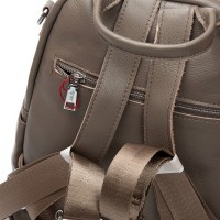 Женский кожаный рюкзак ALEX RAI 8907-9 grey croco