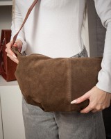 Женская замшевая сумка ALEX RAI 3035 khaki