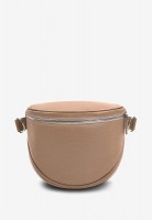 Кожаная поясная сумка/ кроссбоди The Wings tw-vacation-dark-beige-flo