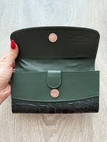 Кошелек из натуральной кожи крокодила  Ekzotic Leather cw129_1