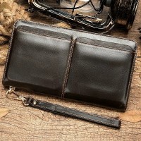 Кожаный мужской клатч-барсетка Vintage 14940