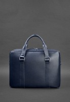 Кожаная сумка для ноутбука и документов BlankNote темно-синяя BN-BAG-37-NAVY-BLUE