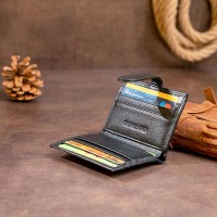 Женский кожаный кошелек ST Leather 19208 Черный 