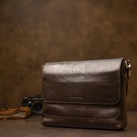 Мужская кожаная сумка через плечо Grande Pelle 11430