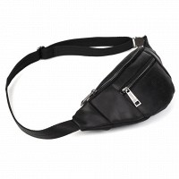 Мужская кожаная сумка бананка, сумка напоясная TARWA RA-8040-3md