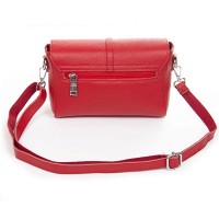 Женская кожаная молодежная сумка ALEX RAI 99121 red