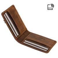 Мужской кожаный картхолдер Visconti BN1 Nelson с RFID (Oil Tan)
