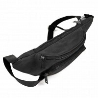 Мужская кожаная сумка бананка, сумка напоясная TARWA RA-3079-3md