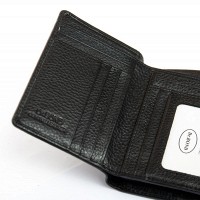 Женский кожаный кошелек Bright DR. BOND WS-31 black