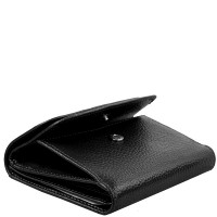 Женский кожаный кошелек SMITH CANOVA FUL-28611-black