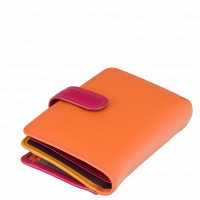 Кожаный кошелёк Visconti RB51 Fiji с RFID (Orange Multi)