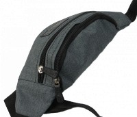 Сумка на пояс, бананка Wallaby 2906-2 серая