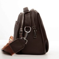 Женская кожаная сумка ALEX RAI 99125 brown