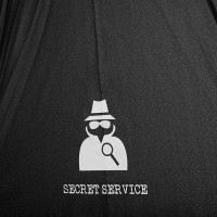 Зонт-трость женский механический HAPPY RAIN, коллекция SECRET SERVICE U41101