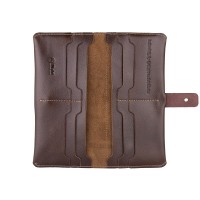 Кожаный бумажник Hi Art WP-06 Crystal Olive