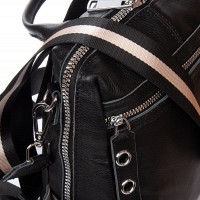 Женская кожаный рюкзак ALEX RAI 8781-9 black