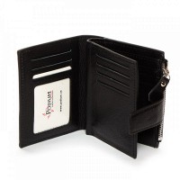 Женский кожаный кошелек Classik  DR. BOND WN-23-11 black