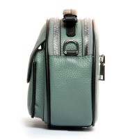 Женский молодежный кожаный клатч ALEX RAI 29052 blue