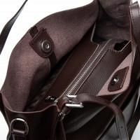 Женская кожаная сумка классическая ALEX RAI 2060-9 brown