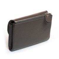 Женский кожаный кошелек Bright DR. BOND WS-239 gray