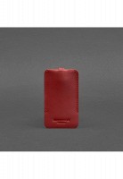 Кожаная ключница 1.0 красная Краст BN-KL-1-RED