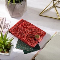 Зажим для купюр Hi Art «Buta Art» MC-01 Shabby Red Berry