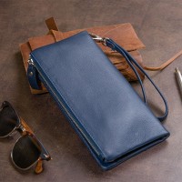 Женский кожаный кошелек ST Leather 19309 Темно-синий