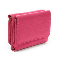 Женский кожаный кошелек Bright DR. BOND WS-403 plum-red