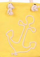 Летняя тканевая сумка POOLPARTY anchor-oxford-yellow