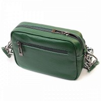 Молодежная женская кожаная сумка через плечо Vintage 22635 