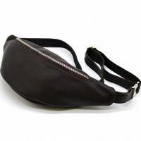 Кожаная коричневая сумка на пояс Tarwa fc-3005-4lx