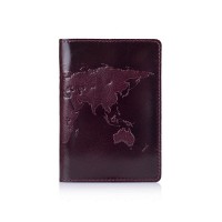 Обложка-органайзер для документов из кожи HiArt World Map PC-03-C19-1718-T001