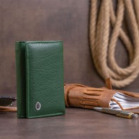 Женский кожаный кошелек ST Leather 19332 Зеленый