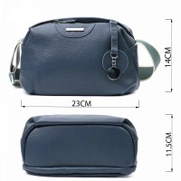 Молодежная женская кожаная сумка через плечо Vintage 22595 