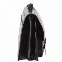 Мужской кожаный портфель Ashwood 8190 BLACK
