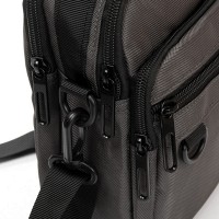 Мужская небольшая сумка через плечо и пояс Lanpad 82078 grey