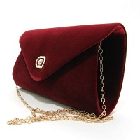 Женский велюровый клатч Rose Heart (102817-1)