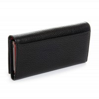 Женский кожаный кошелек BR DR. BOND W1-V-4 black-red