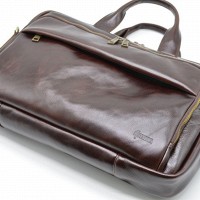 Кожаная сумка для ноутбука TARWA gx-7334-3md