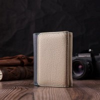 Женский комбинированный кожаный кошелек ST Leather 22495 