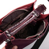 Женская замшевая сумка ALEX RAI 9701-1 bordo