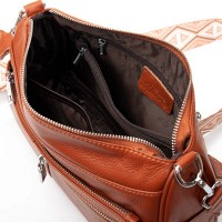 Женская кожаная сумка ALEX RAI 2041-9 camel