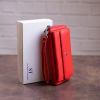 Женский кожаный кошелек ST Leather 19366 Красный
