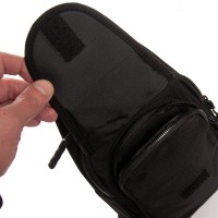 Мужская тканевая сумка-слинг Lanpad 0936 black бол