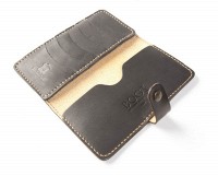 Мужское портмоне ручной работы из кожи BOGZ Long+ A D.Brown P14M3M6S2