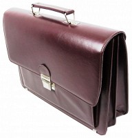 Женский портфель из эко кожи AMO SST09 бордовый