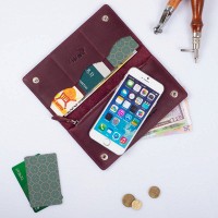 Кожаное портмоне Hi Art Mehendi Art WP-05-S19-1621-T005