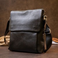 Мужская кожаная сумка через плечо Vintage  20410 